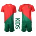 Portugal Babykleding Thuisshirt Kinderen WK 2022 Korte Mouwen (+ korte broeken)